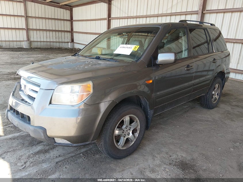 2008 Honda Pilot Ex-L 5FNYF18518B007057 photo 1