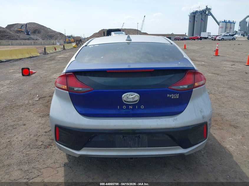 2017 Hyundai Ioniq Hybrid Blue VIN: KMHC65LC0HU026192 Lot: 44865708