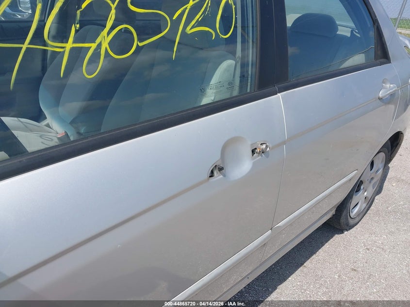 2008 Kia Spectra Ex VIN: KNAFE121285550917 Lot: 44865720