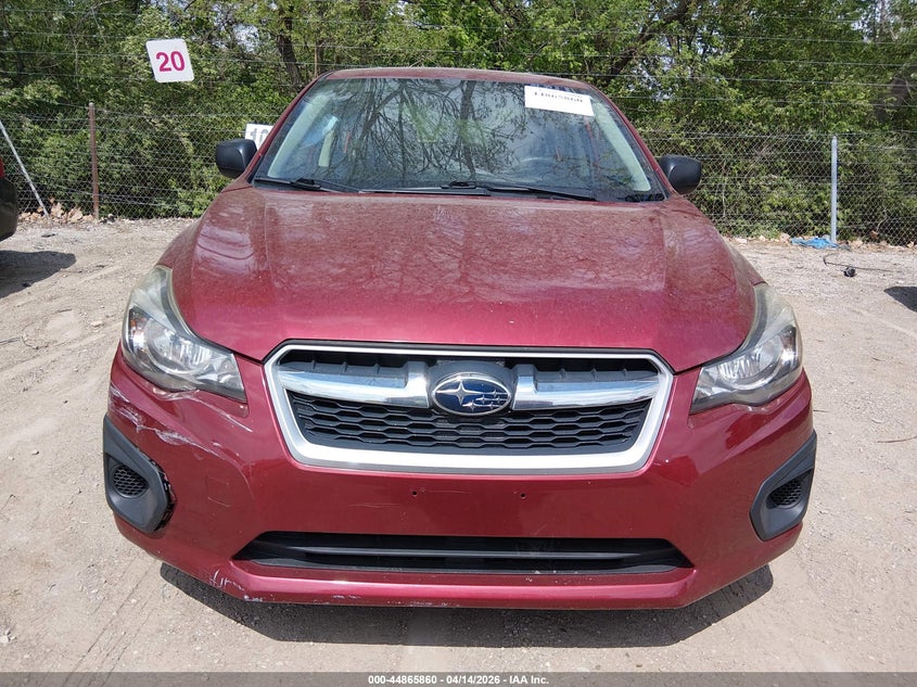 2014 Subaru Impreza 2.0I VIN: JF1GJAA64EH025910 Lot: 44865860