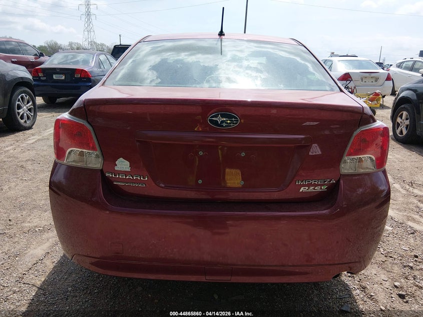 2014 Subaru Impreza 2.0I VIN: JF1GJAA64EH025910 Lot: 44865860