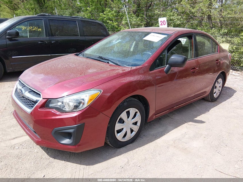 Vin: jf1gjaa64eh025910, lot: 45363171, subaru impreza 2.0i 20142