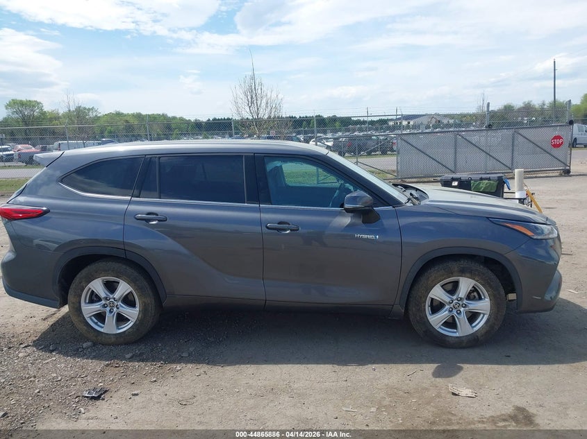 2021 Toyota Highlander Hybrid Le VIN: 5TDZARAH8MS508510 Lot: 44865886