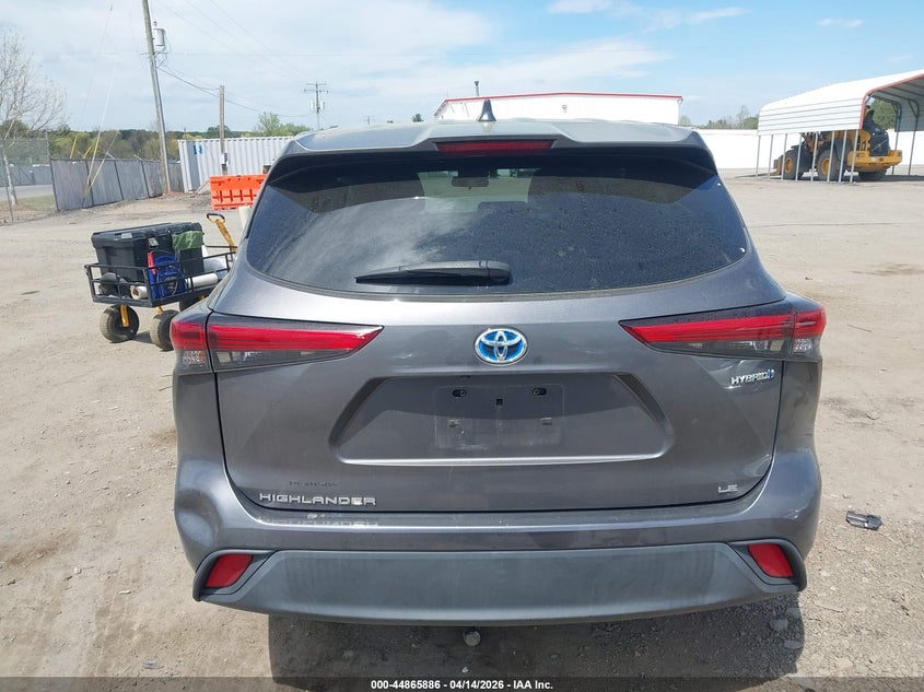 2021 Toyota Highlander Hybrid Le VIN: 5TDZARAH8MS508510 Lot: 44865886