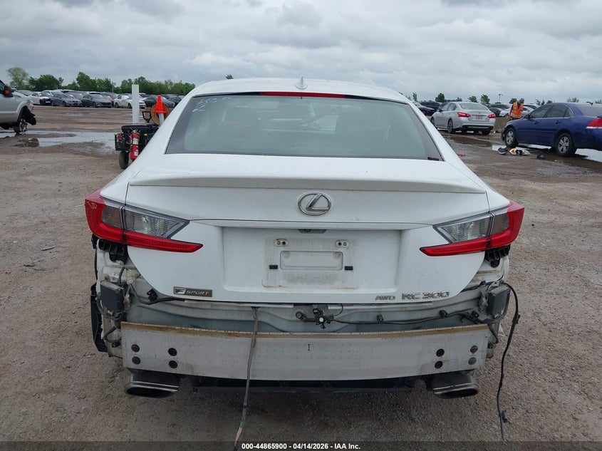 2016 Lexus Rc 300 VIN: JTHSM5BC5G5000539 Lot: 44865900