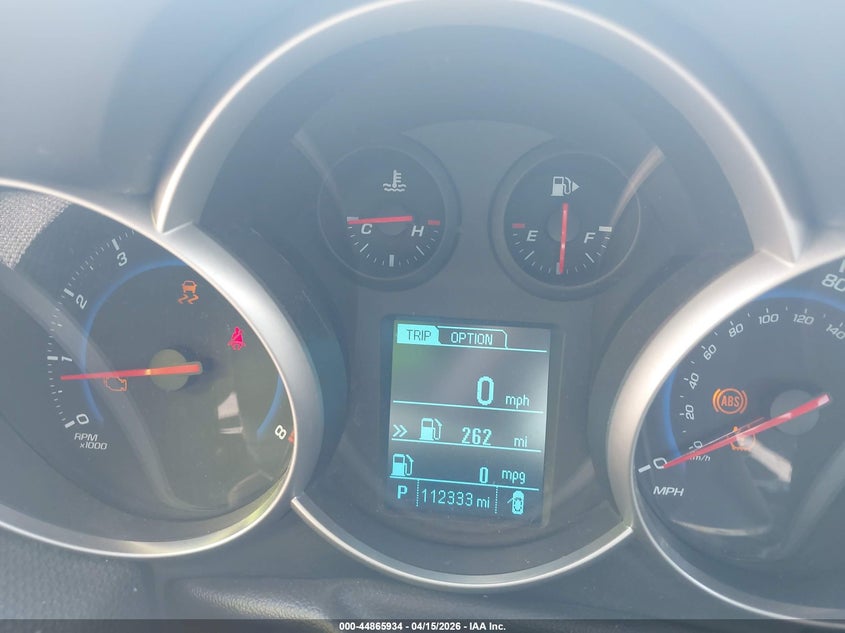 2016 Chevrolet Cruze Limited 1Lt Auto VIN: 1G1PE5SB4G7196045 Lot: 44865934