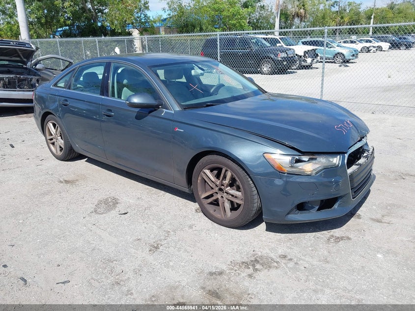 2012 Audi A6 3.0 3.0 Premium blue Lot 111044865941 Vin WAUGGAFC3CN147239