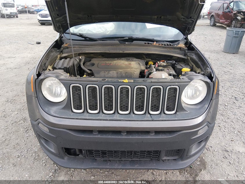 2017 Jeep Renegade 2.4 Latitude 4X4 grey Lot 111044865993 Vin ZACCJBBB9HPF95537