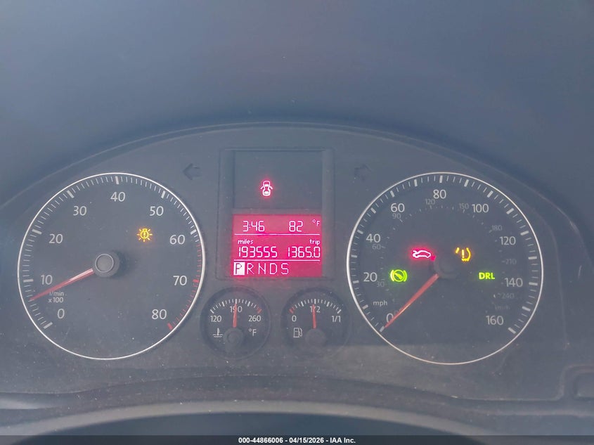 2009 Volkswagen Jetta S VIN: 3VWJM71K09M161862 Lot: 44866006