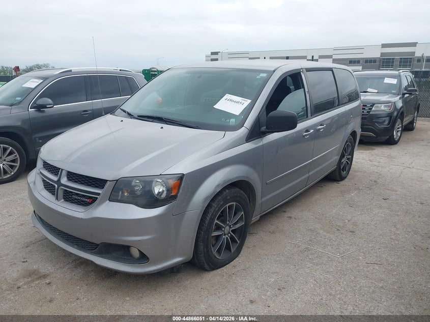 2016 Dodge Caravan 3.6 Grand R/T silver Lot 111044866051 Vin 2C4RDGEG9GR249228