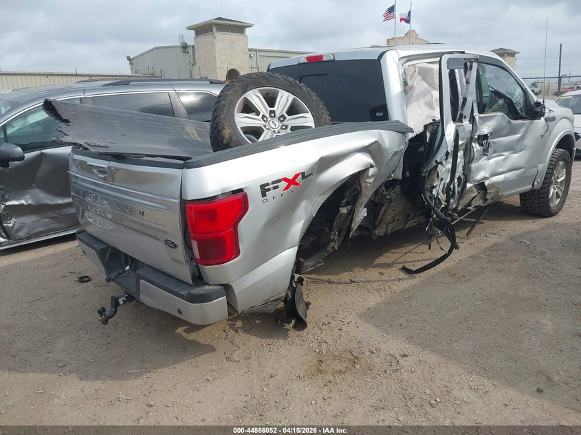 2019 Ford F-150 5.0 Platinum silver Lot 111044866052 Vin 1FTEW1E53KFB90231