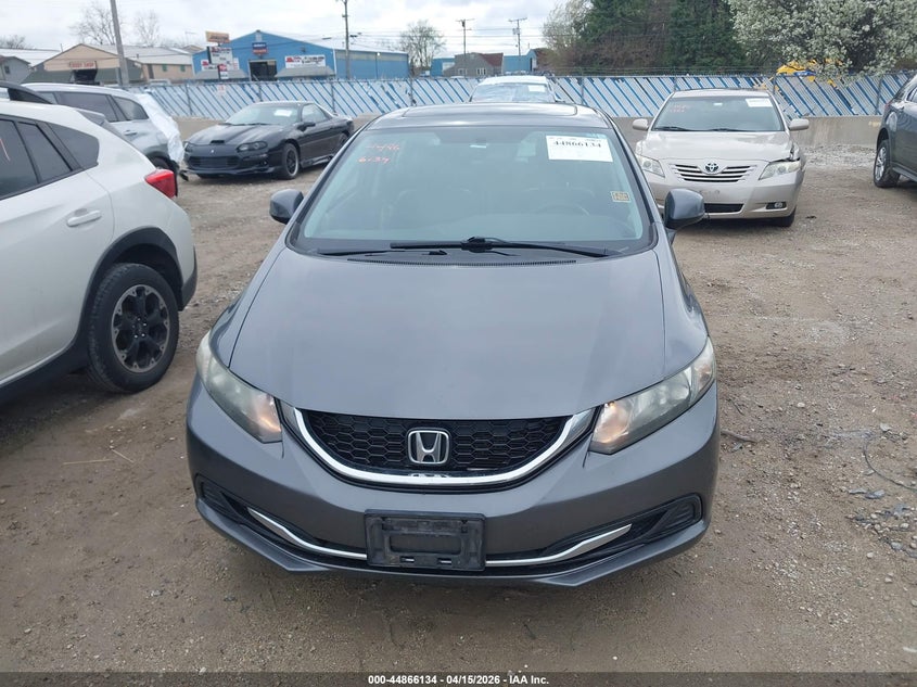 2013 Honda Civic 1.8 Ex grey Lot 111044866134 Vin 19XFB2F88DE071232