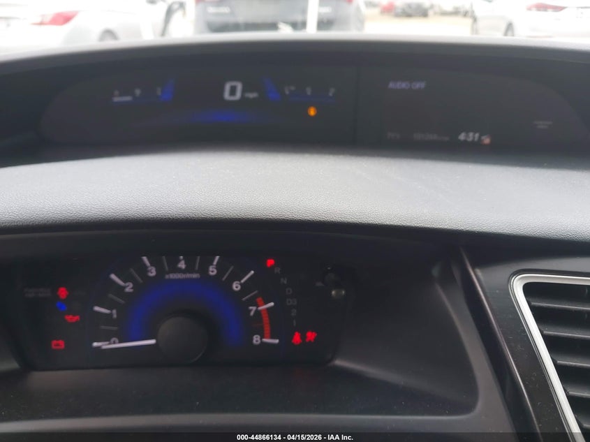 2013 HONDA CIVIC SEDAN 1.8L I-4 VVT, 140HP