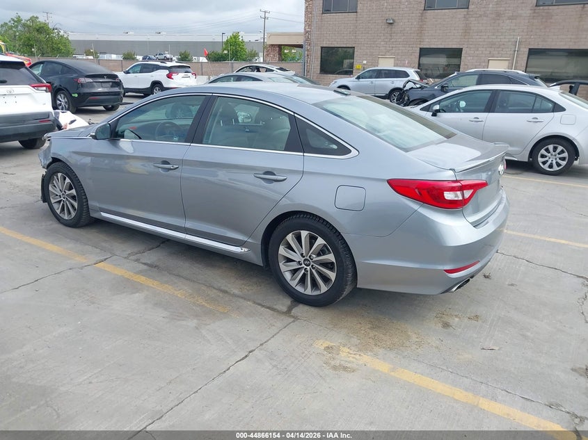 2017 Hyundai Sonata 2.4 Sport grey Lot 111044866154 Vin 5NPE34AF2HH480368