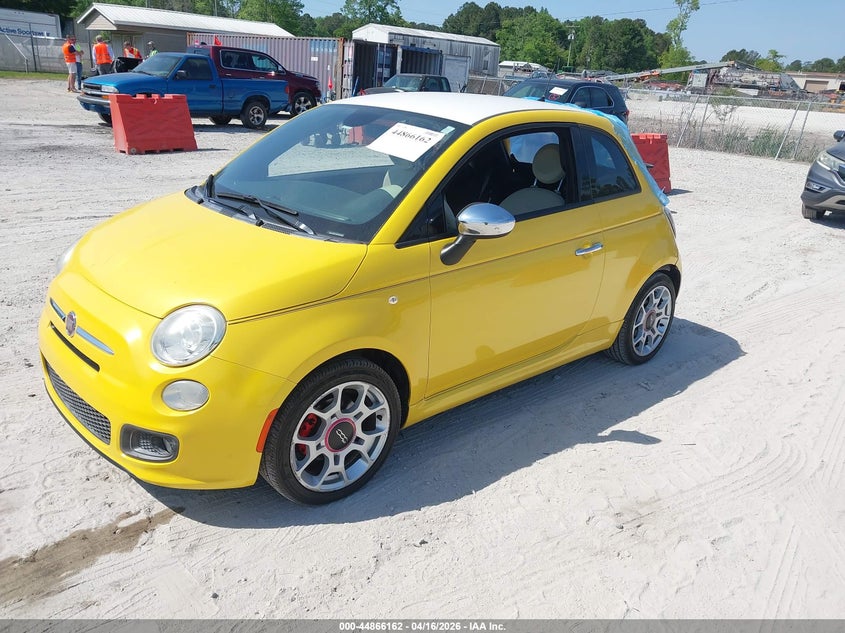 Vin: 3c3cffbr4ft636771, lot: 45363473, fiat 500 sport 20152