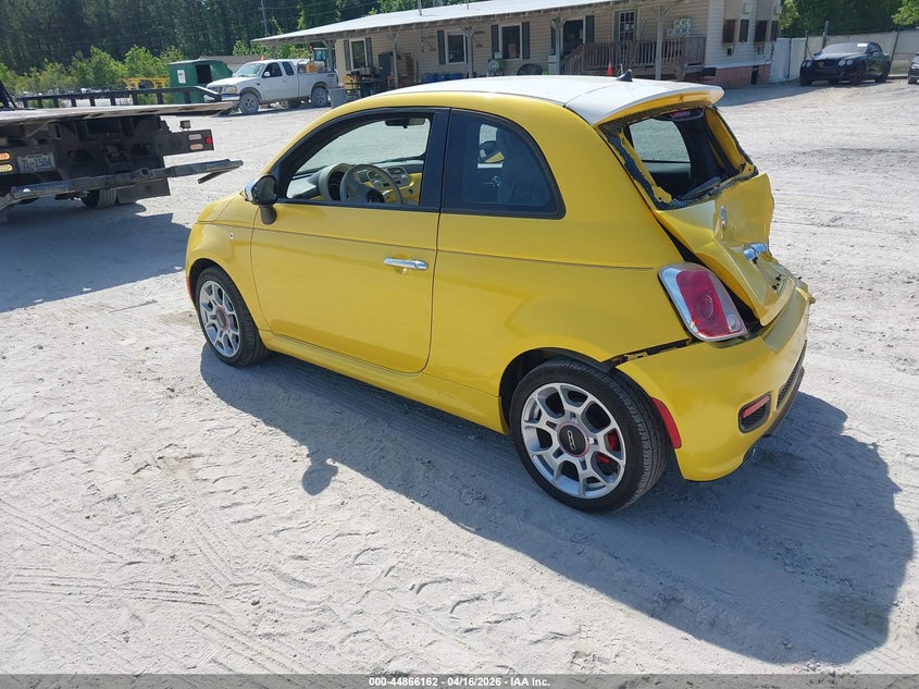 Vin: 3c3cffbr4ft636771, lot: 45363473, fiat 500 sport 20153