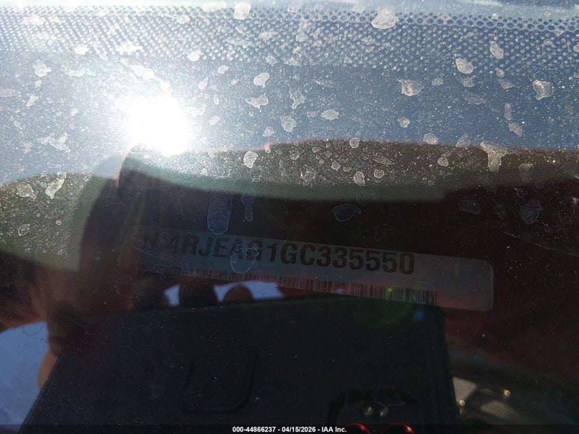 2016 Jeep Grand Cherokee Laredo VIN: 1C4RJEAG1GC335550 Lot: 44866237