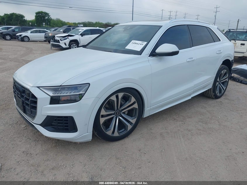 Vin: wa1cvbf1xnd005419, lot: 45363560, audi q8 prestige 55 tfsi quattro tiptronic 20222