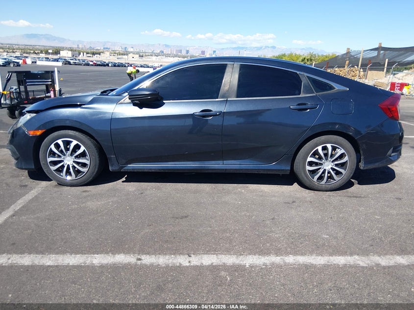 2016 Honda Civic 2.0 Lx grey Lot 111044866309 Vin 19XFC2F53GE209511