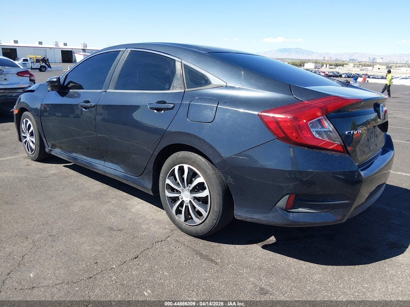 2016 Honda Civic 2.0 Lx grey Lot 111044866309 Vin 19XFC2F53GE209511
