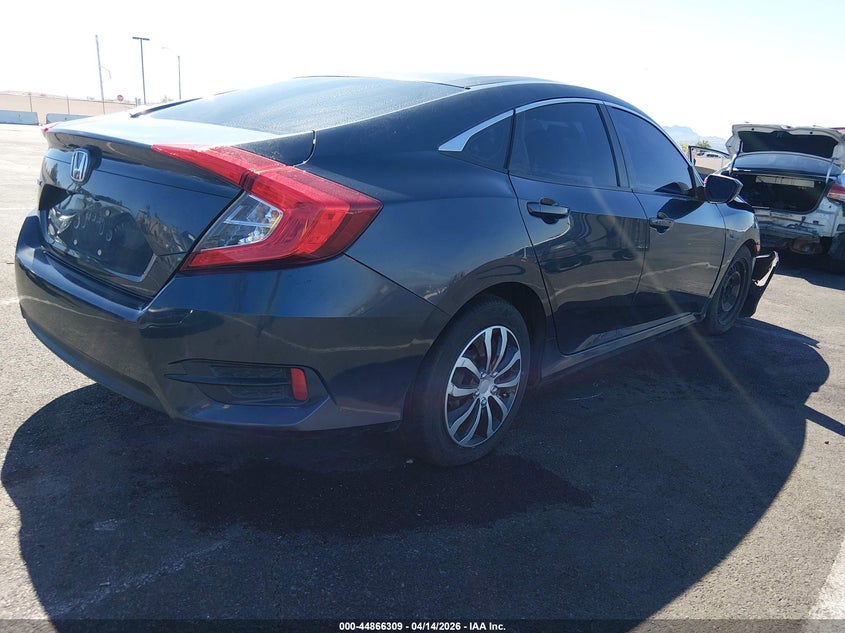 2016 Honda Civic 2.0 Lx grey Lot 111044866309 Vin 19XFC2F53GE209511