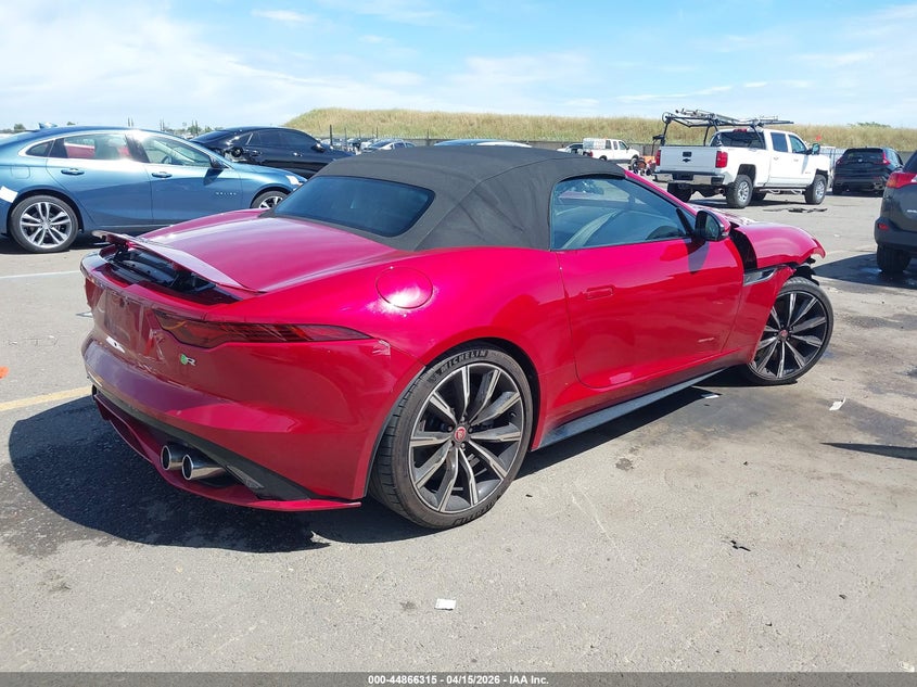Vin: sajd55fe4mck69661, lot: 45363626, jaguar f-type r awd automatic 20214