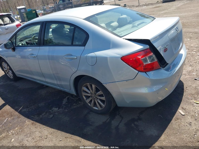 2012 Honda Civic Ex VIN: 2HGFB2F86CH524705 Lot: 44866337