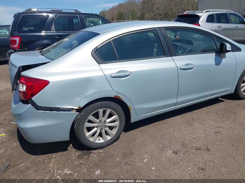 2012 Honda Civic Ex VIN: 2HGFB2F86CH524705 Lot: 44866337
