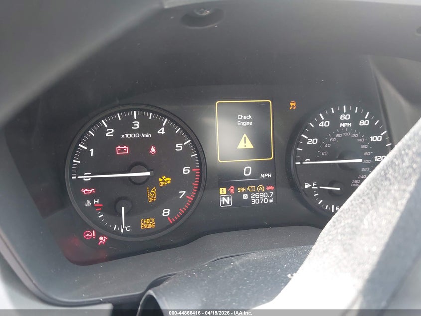 2026 Subaru Crosstrek VIN: 4S4GUHB64T3731158 Lot: 44866416