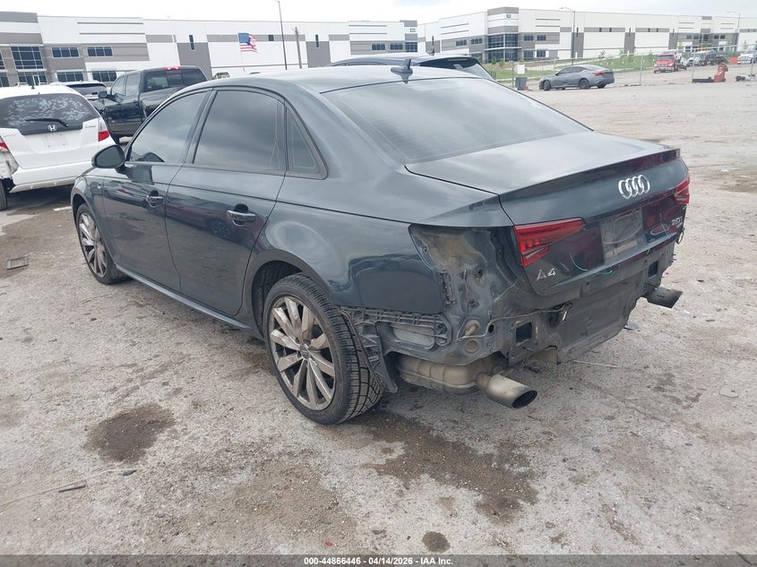 Vin: waukmaf43ja155888, lot: 45363757, audi a4 2.0t tech ultra premium/2.0t ultra premium 20183