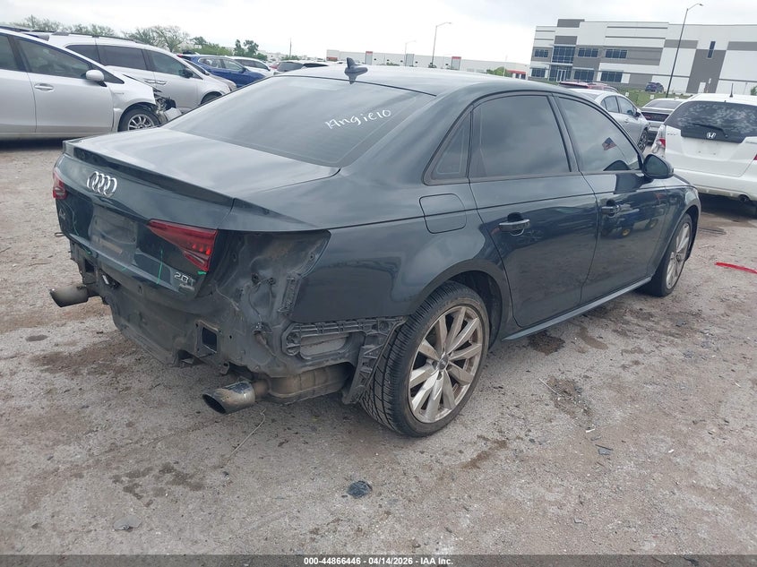 Vin: waukmaf43ja155888, lot: 45363757, audi a4 2.0t tech ultra premium/2.0t ultra premium 20184