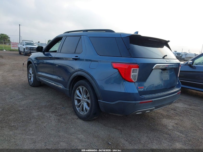 2020 Ford Explorer 2.3 Xlt blue Lot 111044866454 Vin 1FMSK7DH9LGA70034