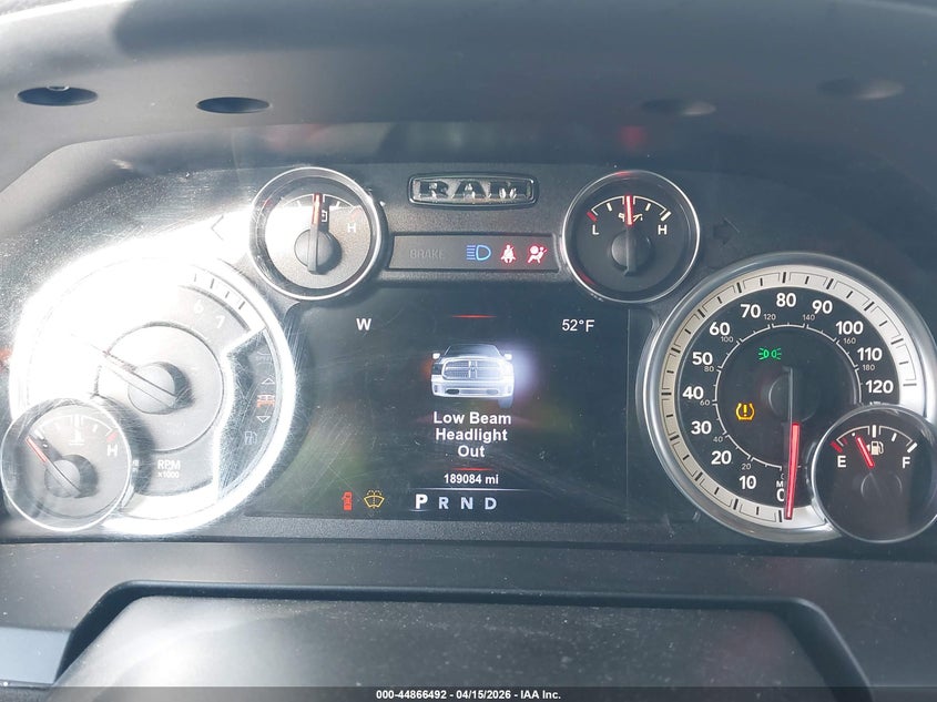 2017 Ram 1500 Ram Night 4X2 5'7 Box grey Lot 111044866492 Vin 1C6RR6MT9HS614881