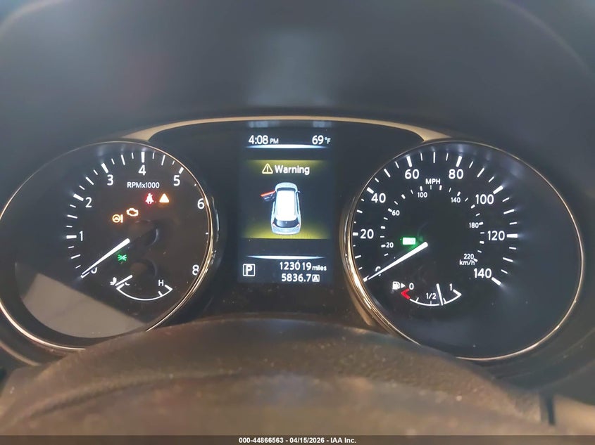 2016 Nissan Rogue Sv VIN: 5N1AT2MM0GC762852 Lot: 44866563