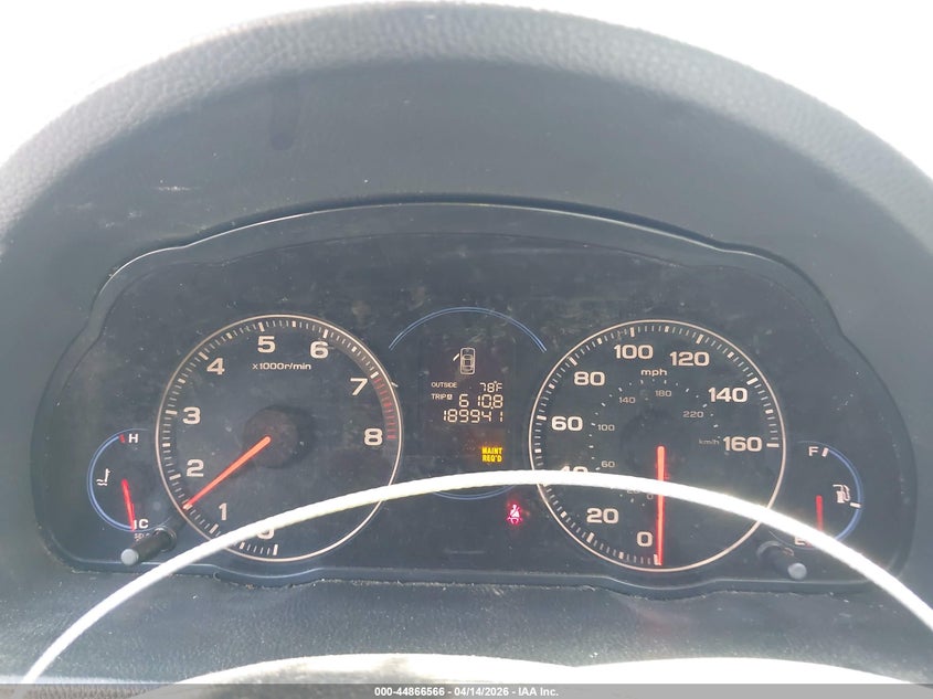 2004 Acura Tsx VIN: JH4CL95944C000442 Lot: 44866566