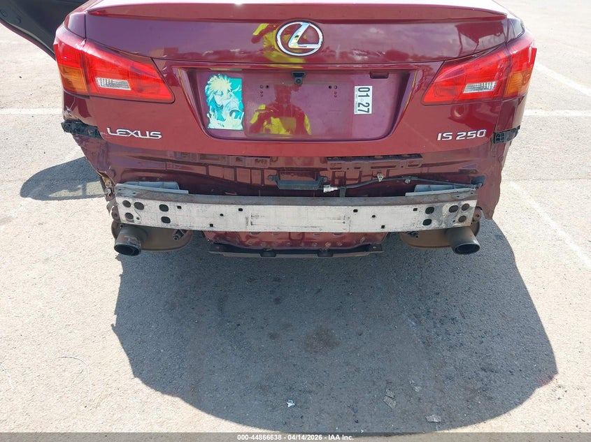 2008 Lexus Is 250 VIN: JTHBK262882061859 Lot: 44866638