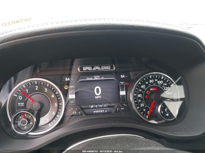 2021 Ram 1500 Laramie 4X2 5'7 Box VIN: 1C6RREJT6MN690923 Lot: 44866743