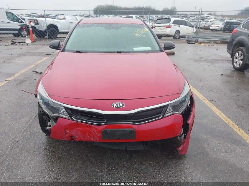 2017 Kia Optima 2.0 Hybrid Ex red Lot 111044866783 Vin KNAGU4LE5H5012092
