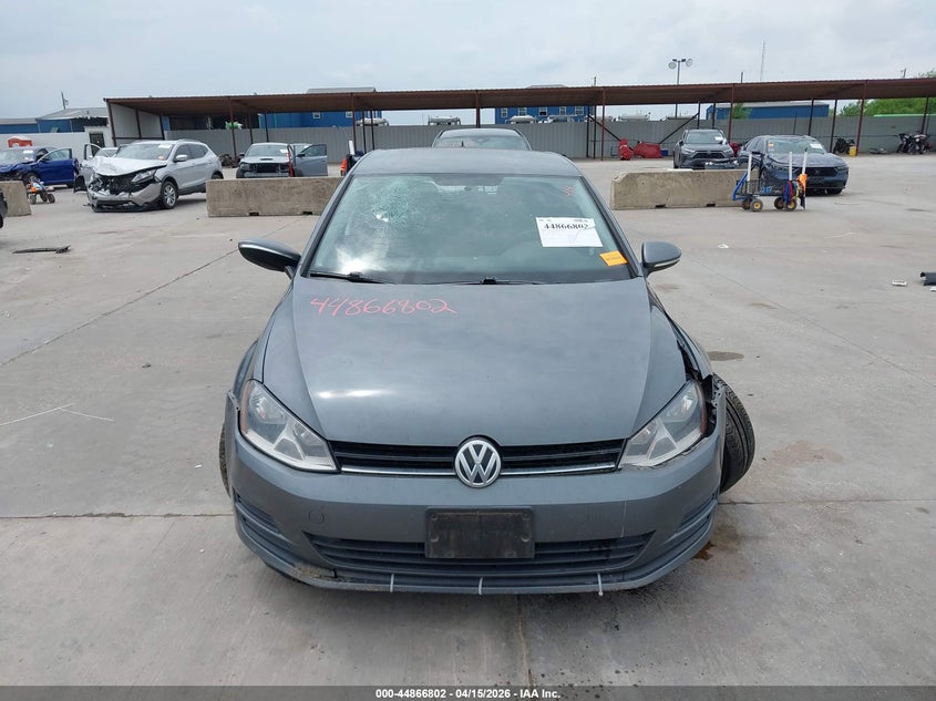 2017 Volkswagen Golf Tsi S 4-Door/Tsi Se 4-Door/Tsi Sel 4-Door/Tsi Wolfsburg Edition 4-Door VIN: 3VW217AU5HM058563 Lot: 44866802