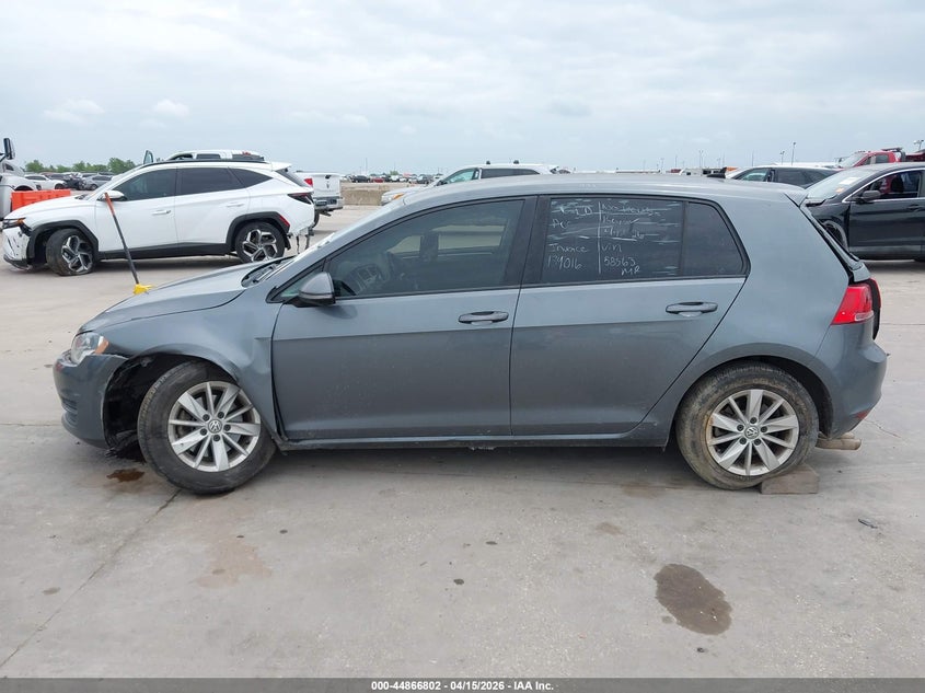 2017 Volkswagen Golf Tsi S 4-Door/Tsi Se 4-Door/Tsi Sel 4-Door/Tsi Wolfsburg Edition 4-Door VIN: 3VW217AU5HM058563 Lot: 44866802