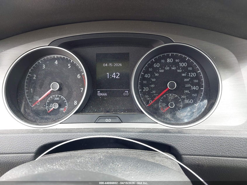 2017 Volkswagen Golf Tsi S 4-Door/Tsi Se 4-Door/Tsi Sel 4-Door/Tsi Wolfsburg Edition 4-Door VIN: 3VW217AU5HM058563 Lot: 44866802