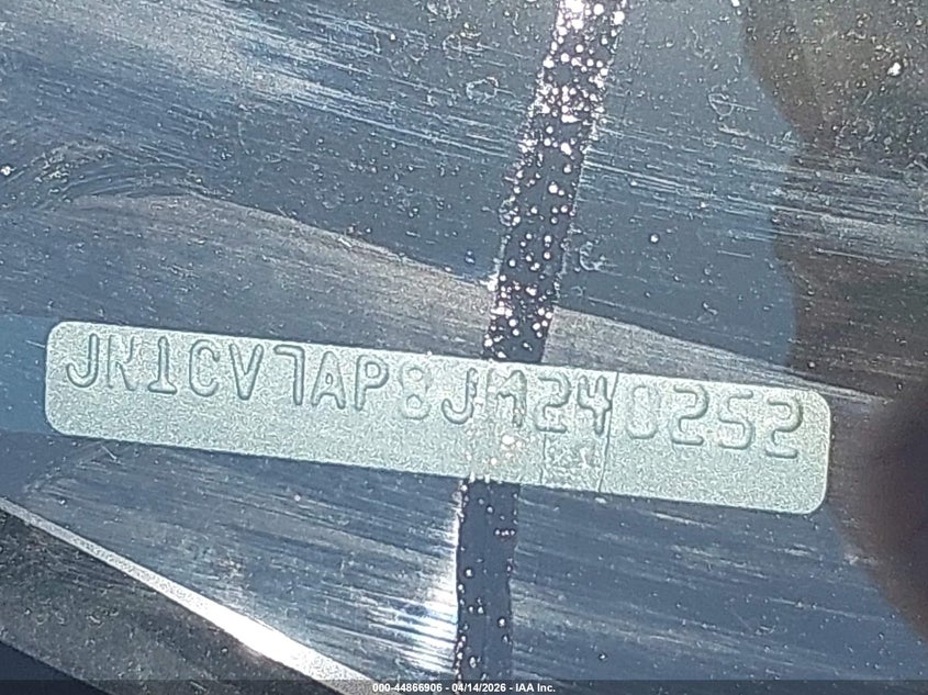 2018 Infiniti Q50 2.0T Pure VIN: JN1CV7AP8JM240252 Lot: 44866906