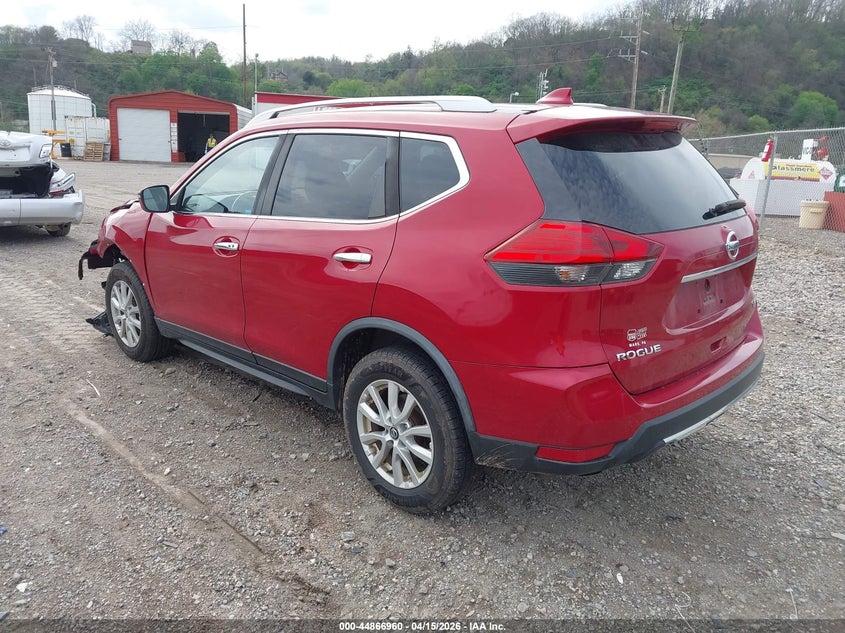 2017 Nissan Rogue Sv VIN: JN8AT2MV2HW281275 Lot: 44866960