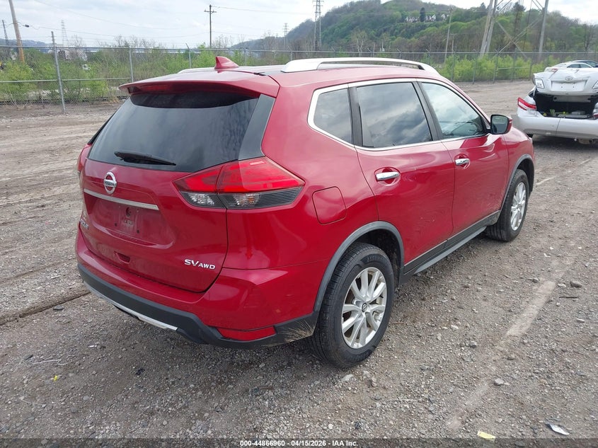 2017 Nissan Rogue Sv VIN: JN8AT2MV2HW281275 Lot: 44866960