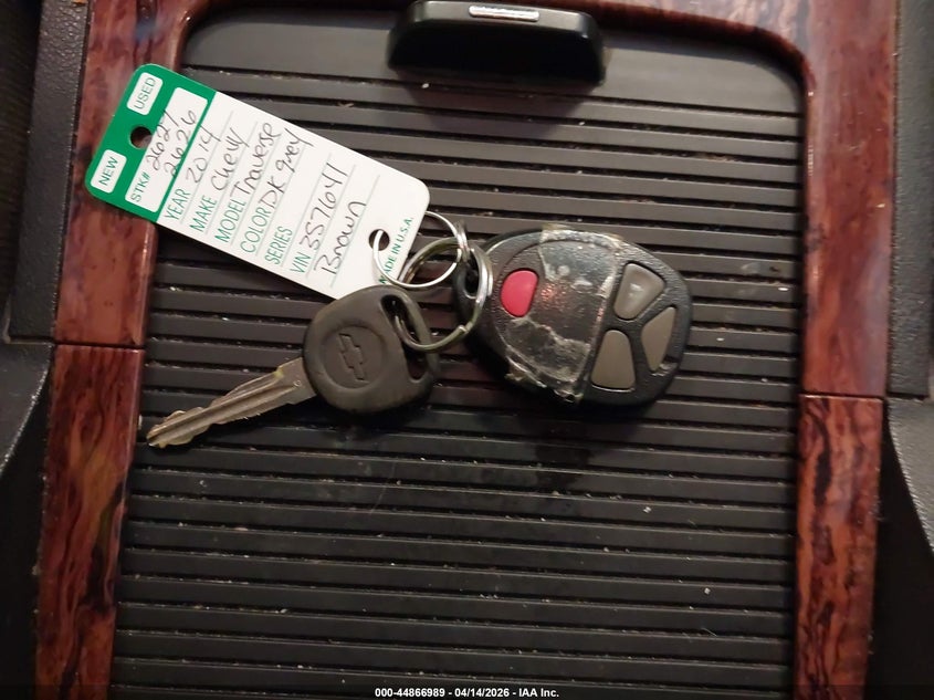 2014 Chevrolet Traverse 1Lt VIN: 1GNKVGKD7EJ357641 Lot: 44866989