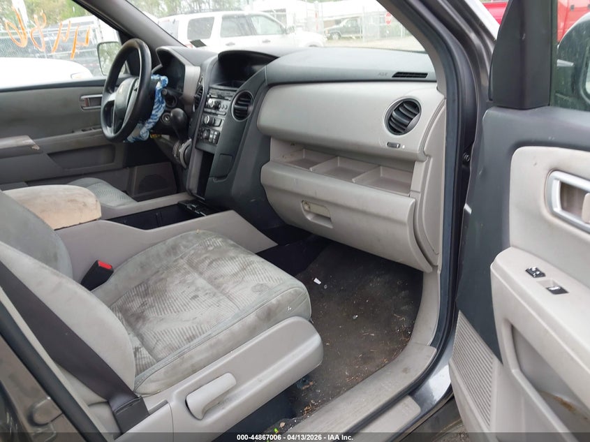 2012 Honda Pilot 3.5 Lx grey Lot 111044867006 Vin 5FNYF4H24CB005951