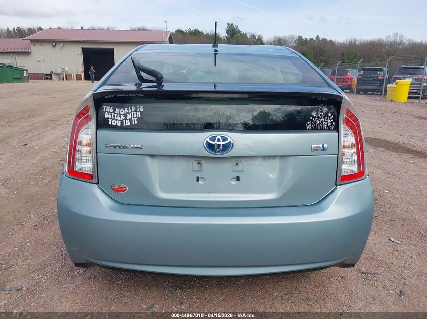 2013 Toyota Prius Two VIN: JTDKN3DU4D5696198 Lot: 44867010