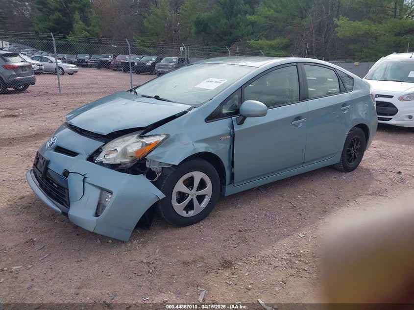 2013 Toyota Prius Two VIN: JTDKN3DU4D5696198 Lot: 44867010