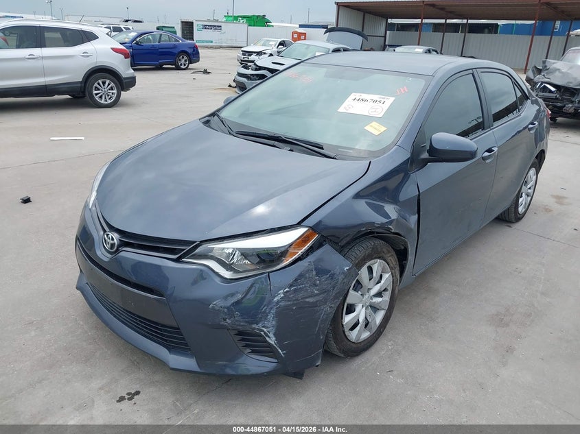 2016 Toyota Corolla Le VIN: 5YFBURHEXGP510163 Lot: 44867051