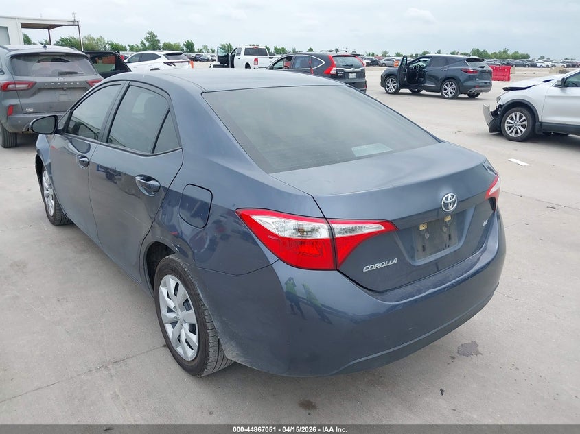 2016 Toyota Corolla Le VIN: 5YFBURHEXGP510163 Lot: 44867051